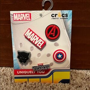 CROCS Marvel Jibbitz Charms - Red, Black, Blue
